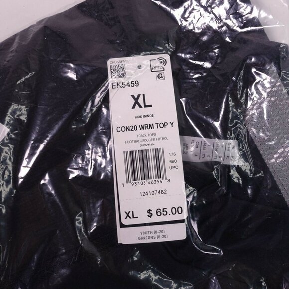 NEW adidas Youth Kid's Warm Up Top Jacket EK5459 - Picture 7 of 7